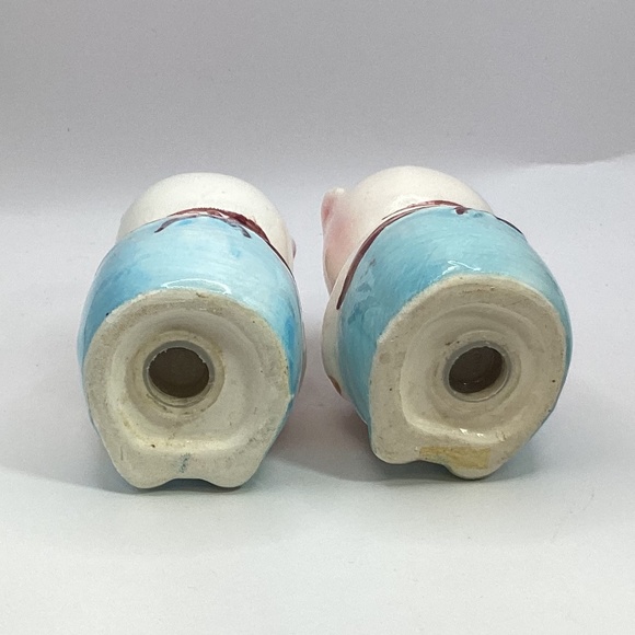 Salt and Pepper Shakers Mid Century  Japan with Stoppers 3.5" - Picture 4 of 4